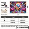 2D Flat Banner -1 Piece Gorgeous Disco Party Background Cloth - Color Photography Background Banner
