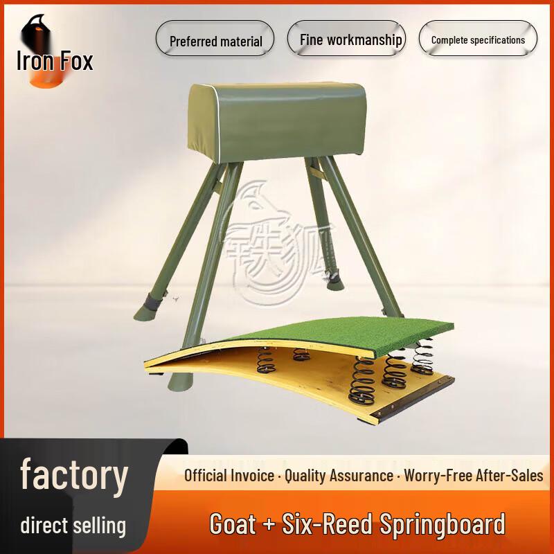 Iron Fox Gymnastics Vaulting Horse & Springboard Set