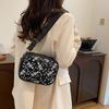 Trendy Vintage Skull Pattern Small Square Bag For Autumn 2024 Chic Korean Style