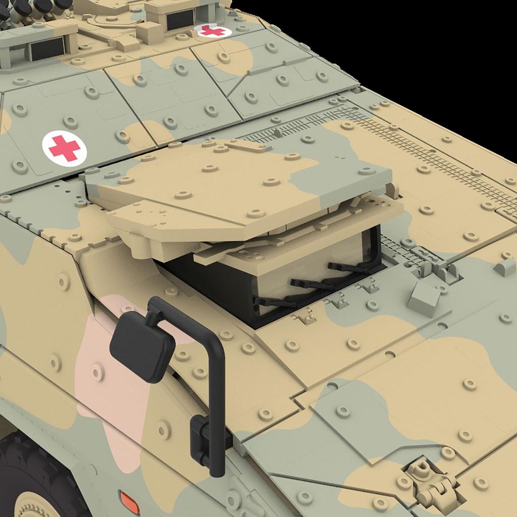 Revell 1/72 Scale German GTK Boxer sgSanKfz Plastic Model Kit 03362 (Combat Vehicle)