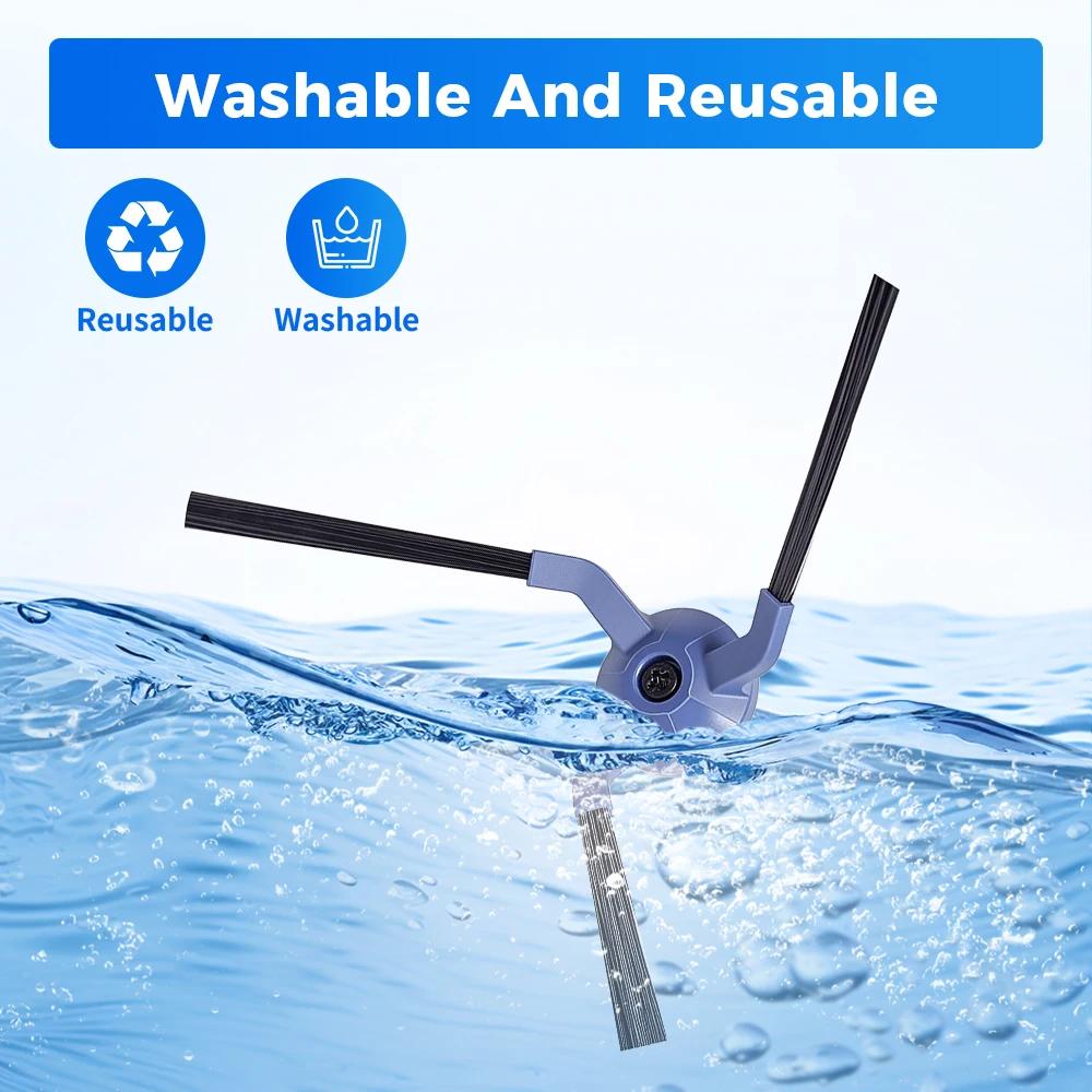 Replacement Side Brush For Eufy X10 Pro Omni X10 Omni Robot Vacuum Cleaner Spare Parts Accessories Corner Side Brushes