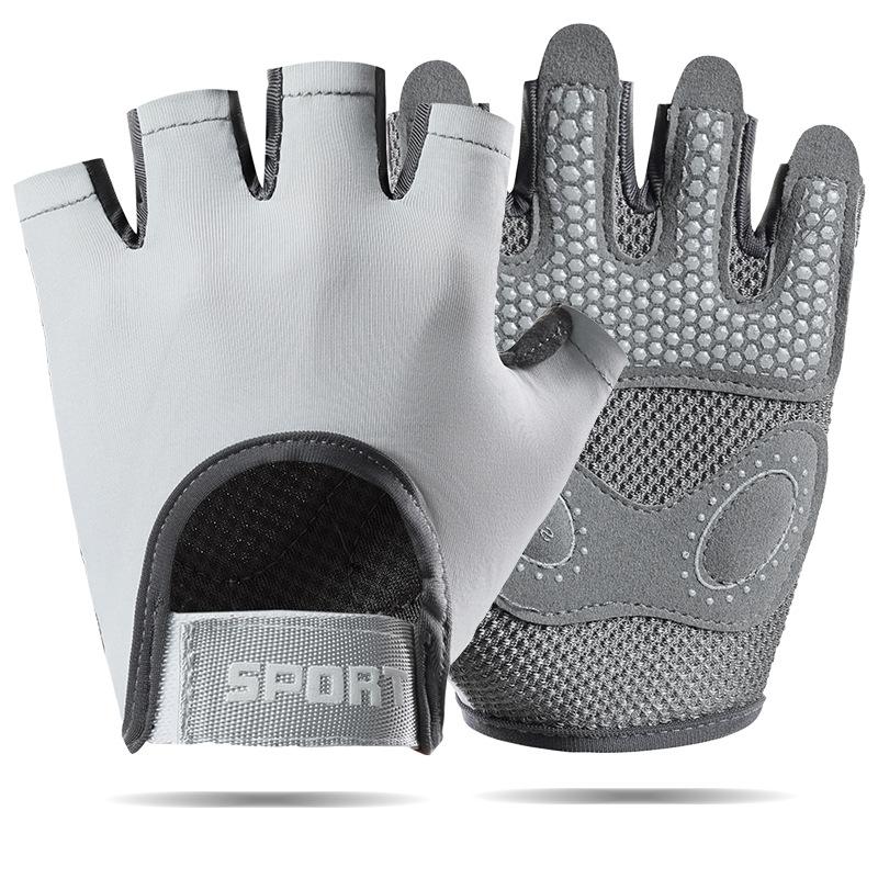 AOLIKES Breathable Cycling Gloves Workout Gym Gloves for Men Women Weight Lifting Fingerless Gloves Training Exercise Fitness