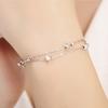 925 Silver Chain Stars Bracelets for Women Charms Fashion Designer Party Wedding Jewelry Holiday Gifts