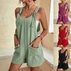 2026 Damen Sommer Lässige Mode Latzshorts Overall Overalls