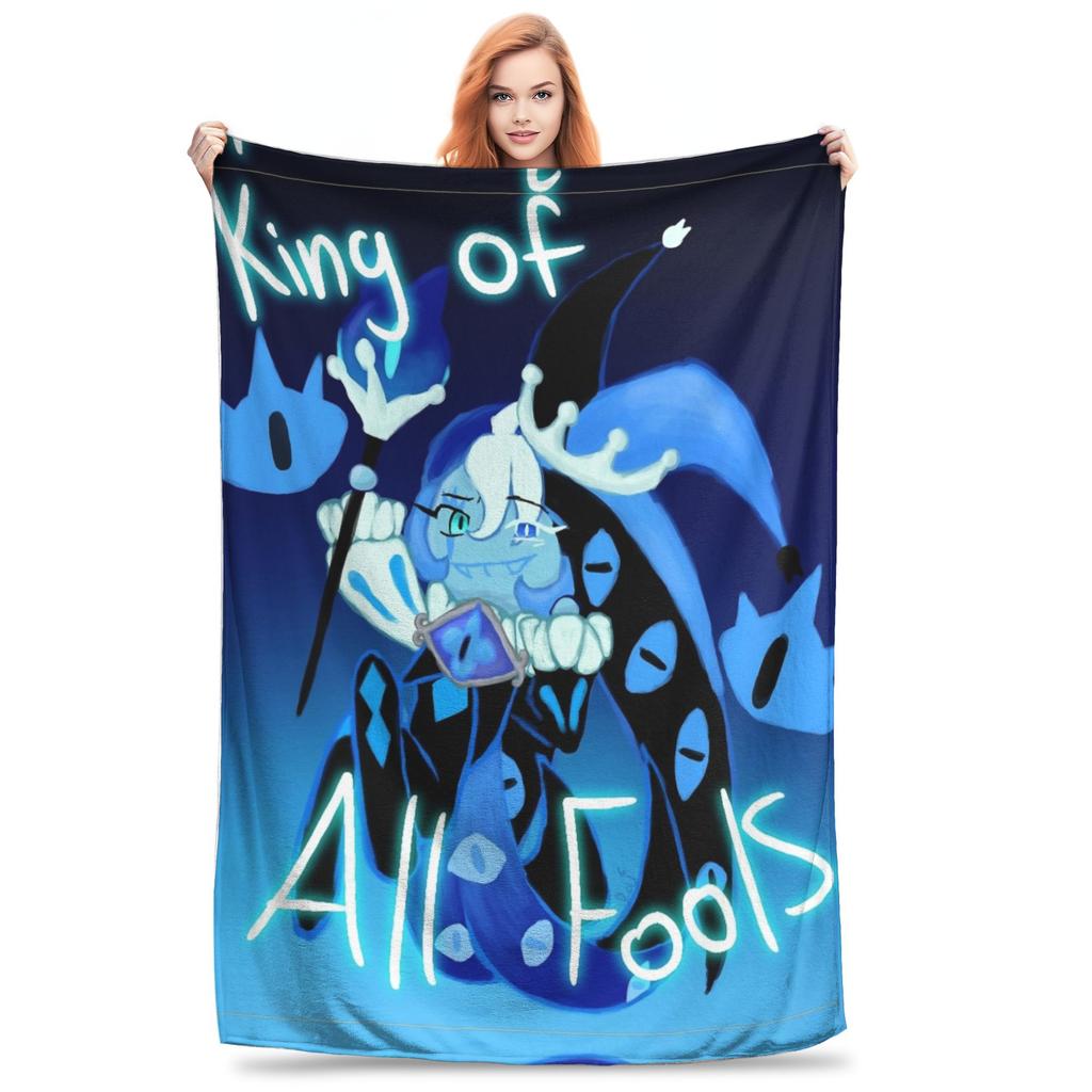 Milky Way Cookie Fleece Blanket Cookie Run Kingdom Creative Throw Blankets for Home Hotel Sofa 150*125cm Quilt