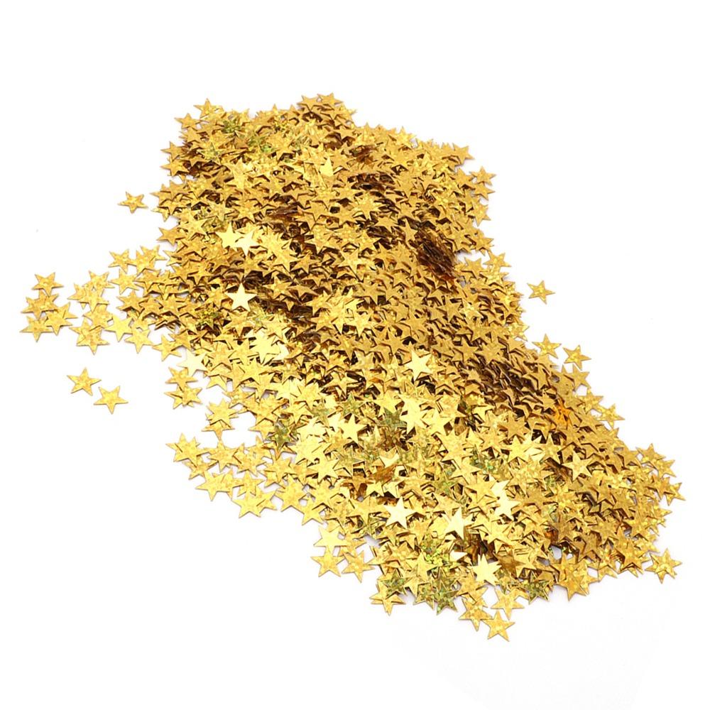 60g PVC Material Star Confetti 10mm Size Confetti Decorative beads Party Decoration