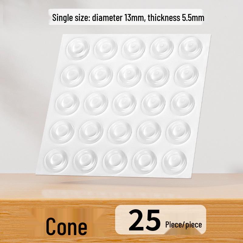 Transparent Anti-Collision Silicone Strips: Soundproof, Wear-Resistant Pads for Furniture, Doors, Windows, and Handles