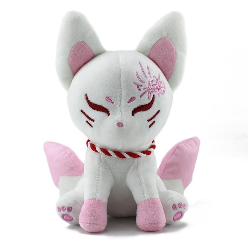 20cm Nieuwe Leuke Vos Pluche Speelgoed De Overkant Vos Zittend Ornament Zacht Gevuld Vos Pluche Pop Machine Poppen Cadeau Huis Decoratie 20cm