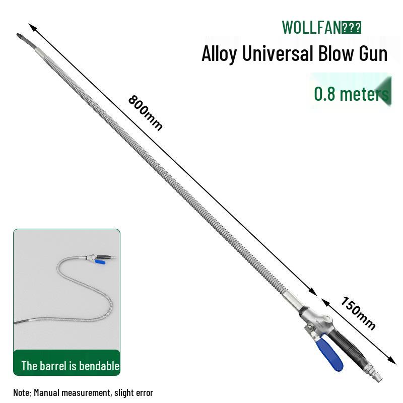 Pneumatic Air Duster Gun with High-Pressure Blow Pipe