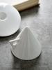 70ml White Cone Coffee Cup And Saucer Set Office Coffeeware Ceramic ESPRESSO Glass Cappuccino Mug Bone China Demitasse Teacup