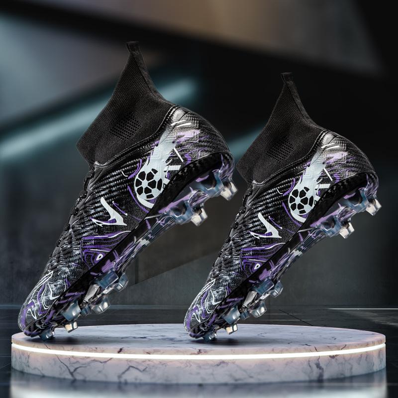 Temu football shoes wholesale adult grass training shoes TF broken nails primary school sports football shoes World Cup
