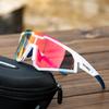 Rockbros Photochromic Sports Sunglasses for with UV Adjustable Nose Suitable for Road Men and with Storage Pouch Sunglasses, Cycling, Lightweight,
