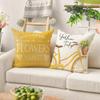 1/4Pcs Simple Pillow Cover, Spring And Summer Flower Cushion Cover, Farmhouse Room Decoration Living Room Sofa Pillow Cover