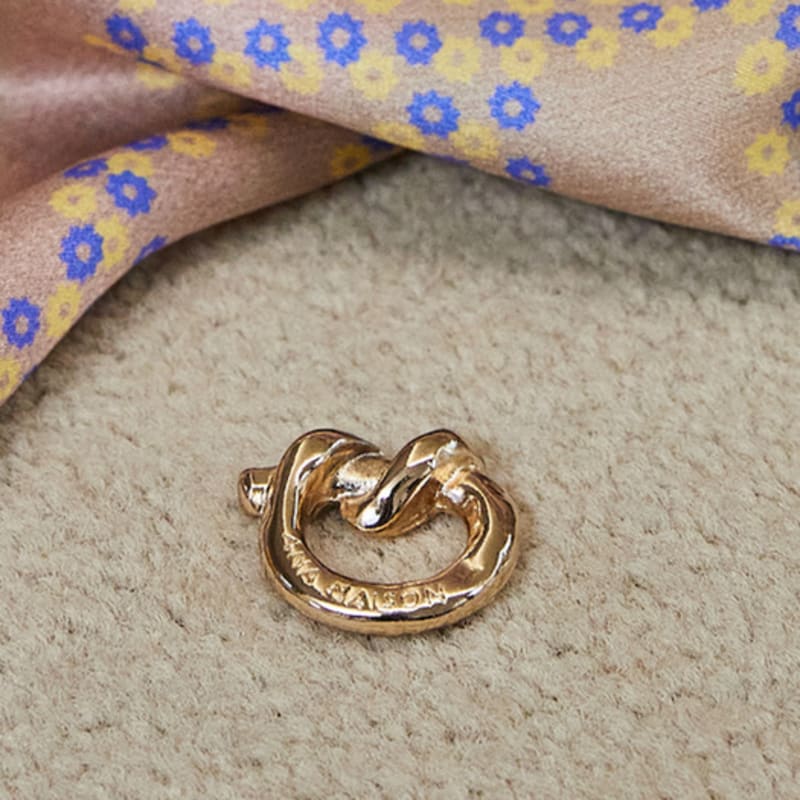 

ANA MAISON Anamaison Scarf Ring_Gold Gold