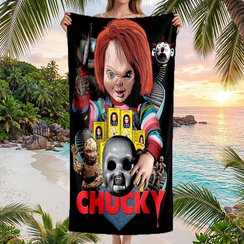 Chucky Fashion Beach Towel: Ideal for Summer Adventures Soft, absorbent and quick drying suitable for swimming and bathing