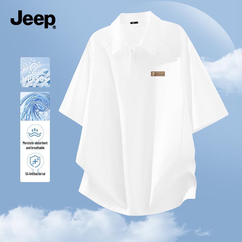 Мужская солнцезащитная футболка-поло JEEP M