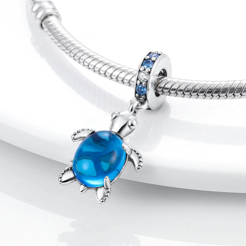 Charms Pendenti in Argento 925 Adatti per Braccialetti Fai da Te Terra Cuore Albero Stella Famiglia Fatima per Collane Pendenti