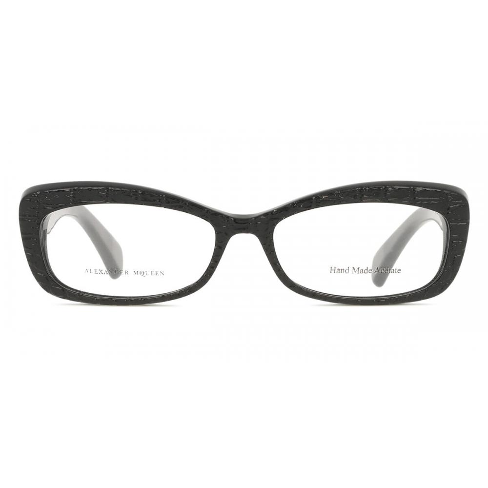 

Alexander Mcqueen Amq 4203 807 Women Eyeglasses Black/52-15-140