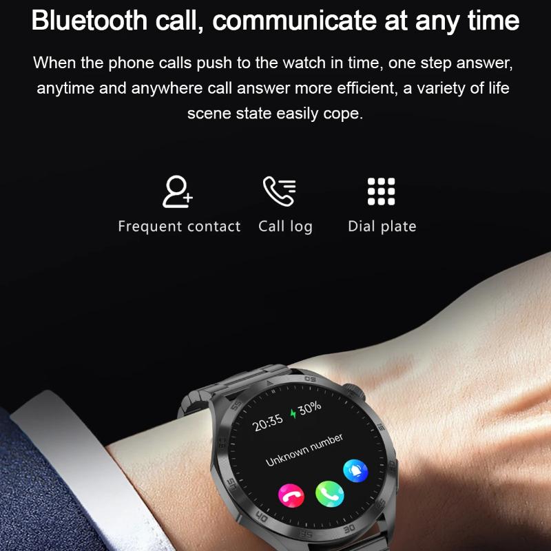 New Expert Health Smart Watch Men Uric Acid Blood Fat Blood Pressure ECG+PPG Heart Rate HD Bluetooth Call Sport Watch for IOS Android