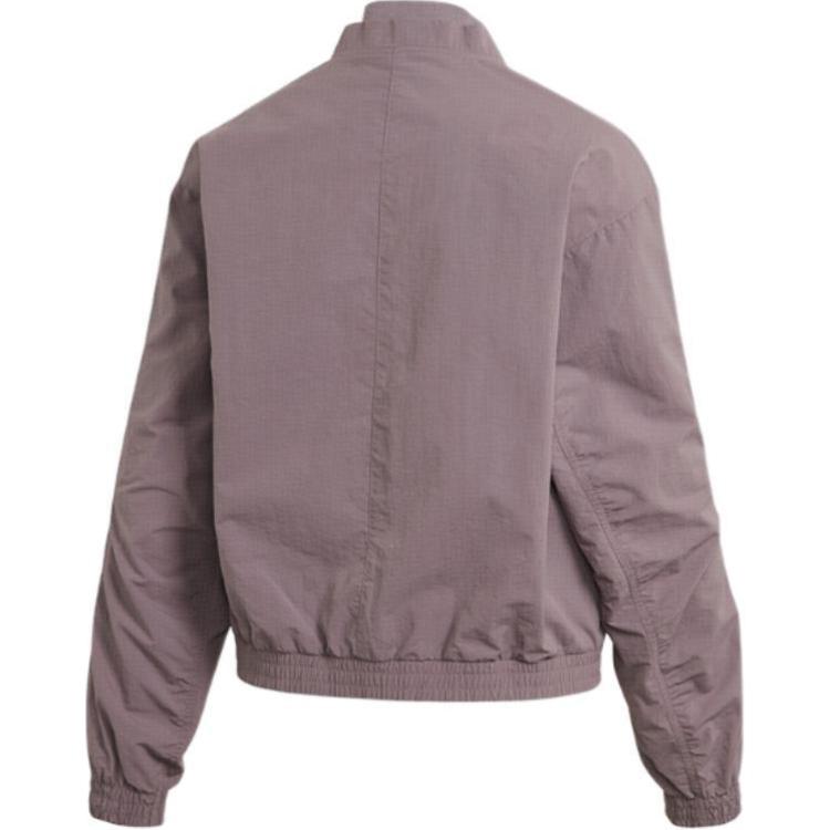 Adidas FW20 Womens Bomber Breathable Outdoor Long Sleeve Jacket Women Jacket Purple FL1836