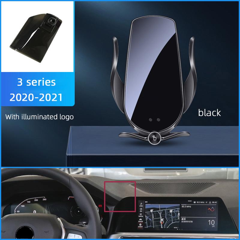 For Bmw X1 X2 X3 X4 X5 X6 X7 2 3 5 7 Series Wireless Charging Magnetic Car Phone Holder Base Charger Auto Accessories For iPhone