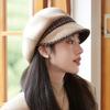 Octagonal Hat Female Autumn and Winter Cap Elegant Fashion Beret British