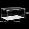 Reptiles Terrarium Lizard Gecko Snake Transparent Breeding Box Anti-escape Breathable Reptile Kennel Small Pet House Habitat