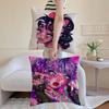 Abstract Painted Beautiful Girl Pillow Case Printed Brushed Fleece Pillow Baby Skin-Touch Eco-Friendly Dye-Sublimat