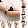 Sexy Women's Bowknot Flower Self Tie G-String Underwear Thong Panties Briefs