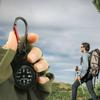 Spring Loaded Carabiner Clip Built-in Compass Key Carabiner Portable Climbing Hook  Daily