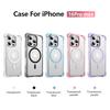 Shockproof Bumper For Magsafe Phone Case for Apple iPhone 16 15 14 Plus   11 Pro Max Clear Matte Armor Magnetic Cover Capa