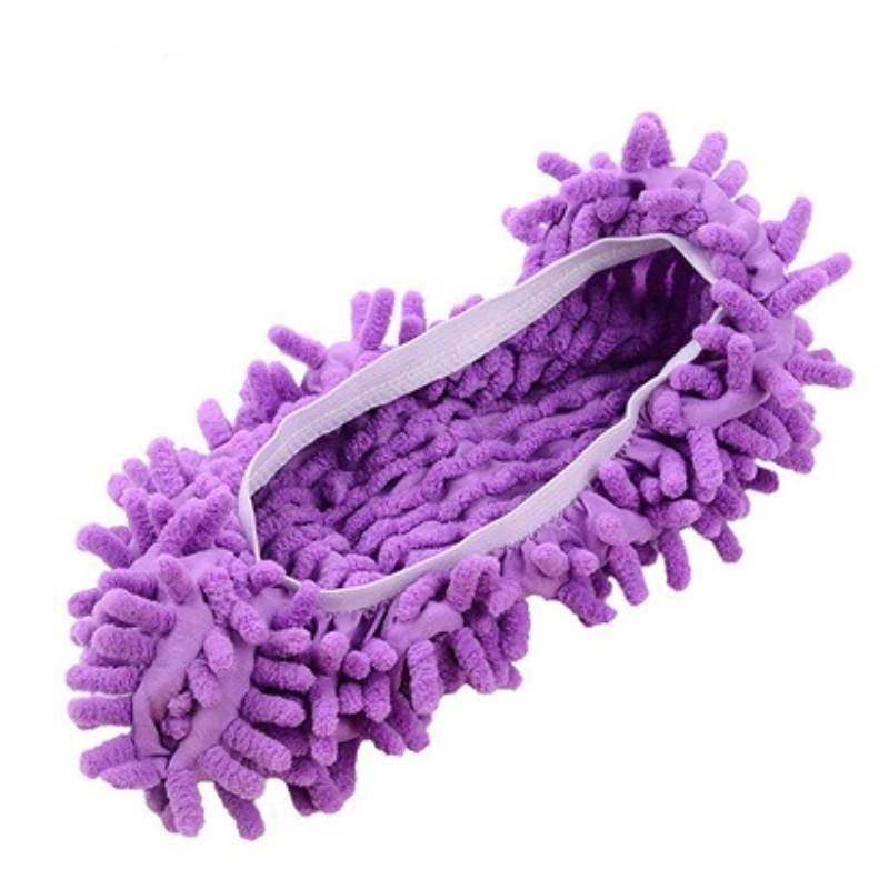 1PCS Multifunction Floor Dust Cleaning Slippers Shoes  Cloth Lazy Mopping Shoes Home Floor Washable Cleaning Microfiber Cloth