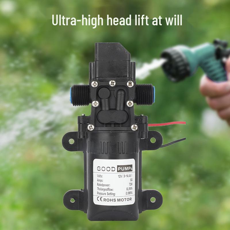 12V High-Pressure Electric Diaphragm Pump for Car Washing