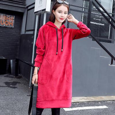 Langärmeliges Warmes Kapuzenshirt Herbstpullover Baumwolle Damen Sweatshirt