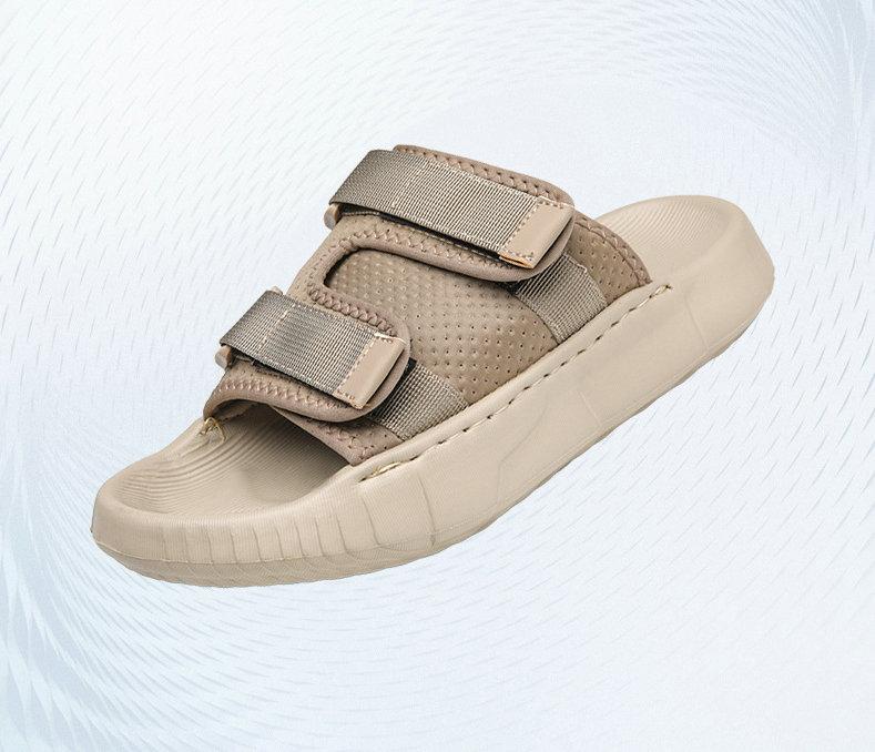 Men's Mesh Casual Slippers Summer Outdoor Sports Lightweight Thick Soled Men's Water Wading Beach Slippers Men Shoes