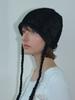 Poejidam Braided Strap Beanie In Black