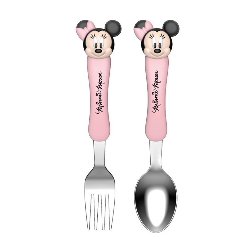 

Cartoon Stainless Steel Baby Feeding Spoon with Portable Box