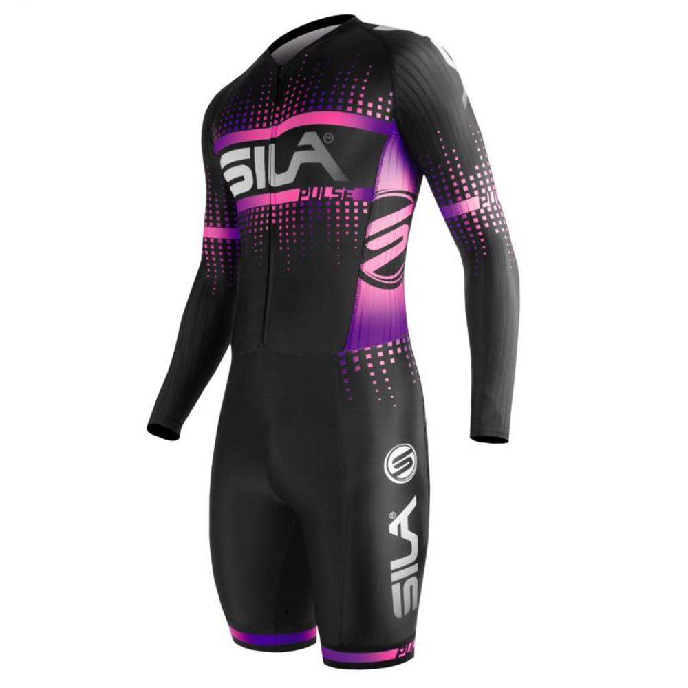 2026 Tuta da Ciclismo Traspirante a Manica Lunga Set Tuta Completa Squadra Professionale Pattinaggio di Velocità in Linea Estiva Gara Bambini Body Veloce da Pattinaggio