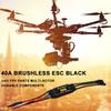 40A Brushless Motor ESC with 3.5mm Plugs Electric Speed Controller DIY RC Toys Parts for RC  Airplane Helicopter Drone