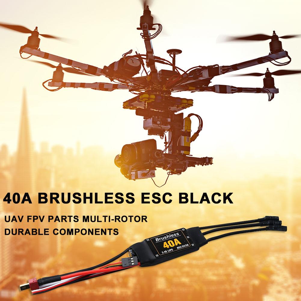40A Brushless Motor ESC with 3.5mm Plugs Electric Speed Controller DIY RC Toys Parts for RC Airplane Helicopter Drone