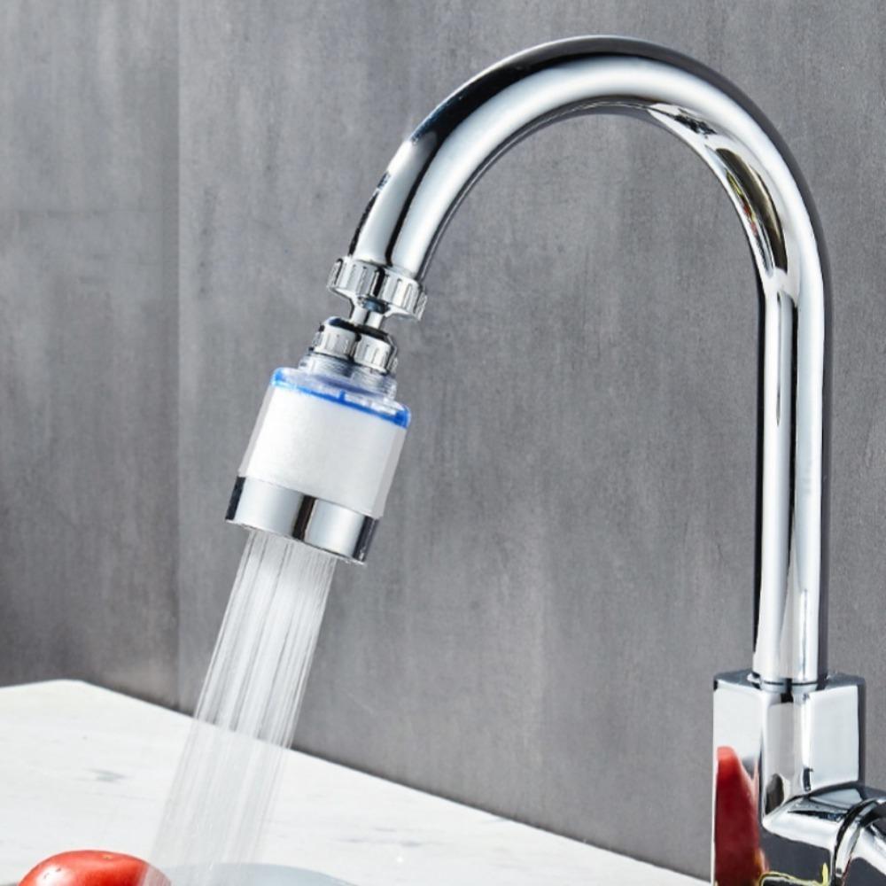 New Swivel Faucet Water Filter Remove Chlorine Heavy Metals Filtered Showers Head Soft Hard Water Bath Filtration Purifier 1080°