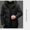 Men's Winter Goose Down Hooded Jacket - Stylish & Trendy 90% White Goose Down Filling