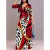 BITCED Fashion V-Neck 3/4 Sleeves  Casual Dresses
