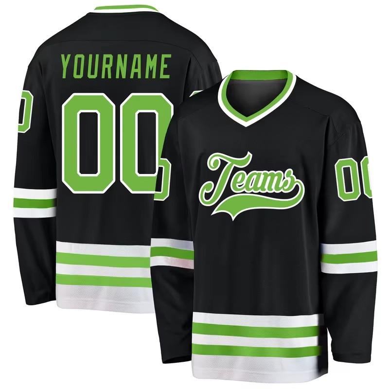 Sublimation Ice Hockey Uniform 3D Print Your Name Number Men's and Women's Ice Hockey Jerseys Game Training Jerseys