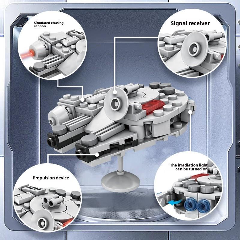 Millennium Building Falcon Blocks Set With Abs Plastic For Kids Gift