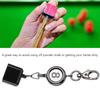 Billiards Snooker Pool Cue Chalk Holder with Belt Clip Retractable Pool Table Accessories