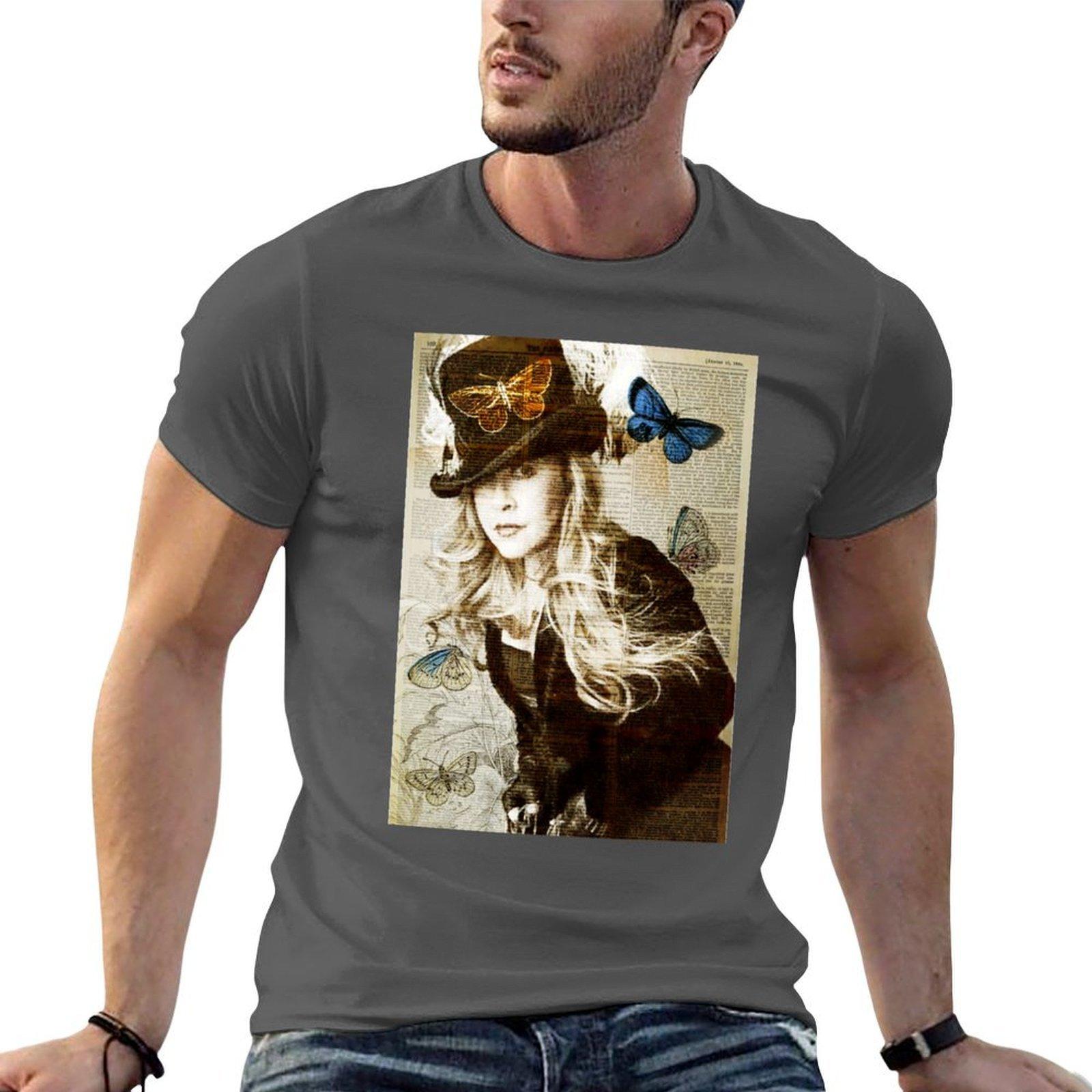 Stevie Nicks TShirt man t shirt designer man t shirt cotton TShirt 4XL