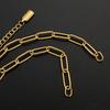 eManco Stainless Steel Semi-finished Charm Bracelet Round Wire Chain Adjustable Extension Chain Lobster Clasp for DIY Jewelry