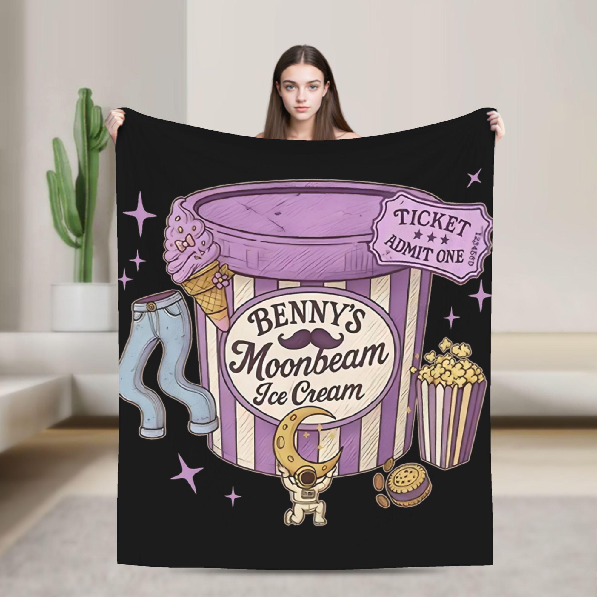 Benson Boone Concert Tour Mystical Magical Music Blankets Flannel Textile Decor  Thin Throw Blankets for Sofa Bedroom Rug Piece 30x40in