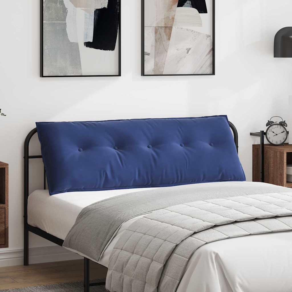 Back Cushion Police Blue 140 x 50 cm Cord Fabric